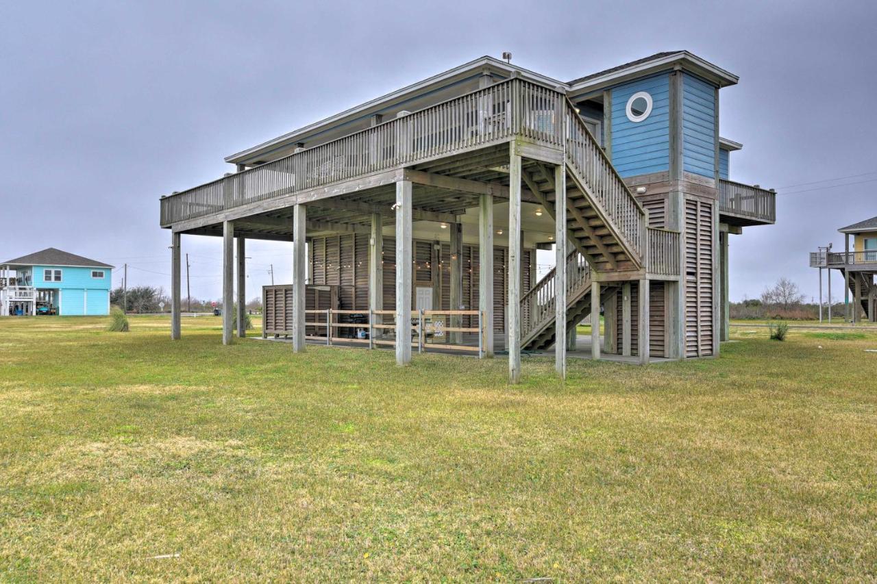 Coastal Port Bolivar Home - Walk To Beach! Luaran gambar